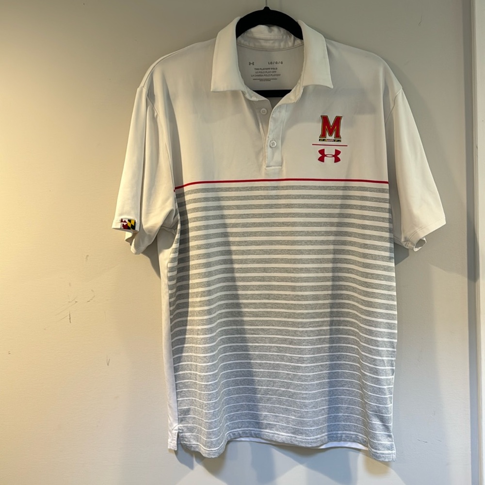 Maryland Terrapins Under Armour Polo Team Issue